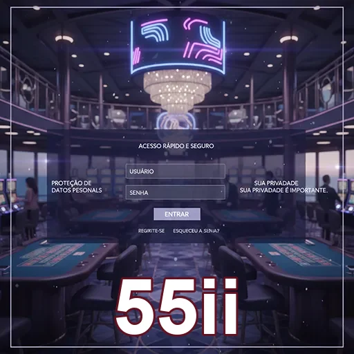 Acesso rápido à plataforma de jogos móveis da 55ii
