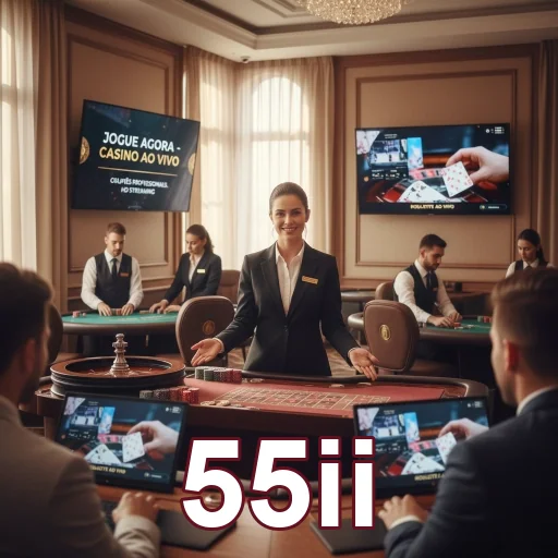 Imagem do cassino online VIP 55ii, destacando suas ofertas exclusivas e jogos emocionantes.