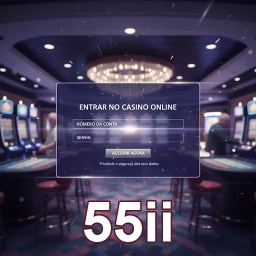 Imagem do site 55ii sobre como entrar em um cassino online