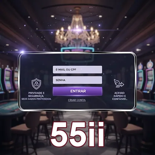 Usuário acessando app em smartphone para jogar